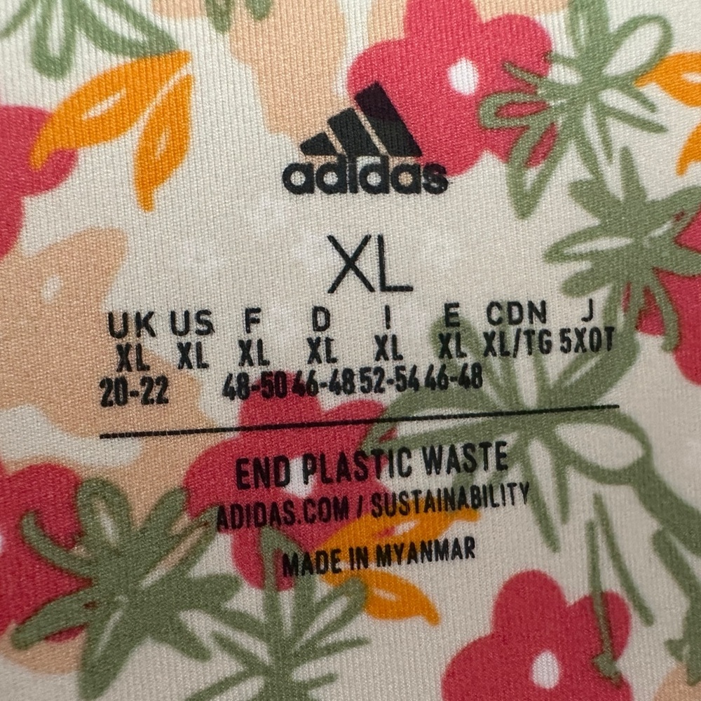 Adidas Women Maternity Short Tights Multicolor High Waist | Size XL. - Picture 5 of 5